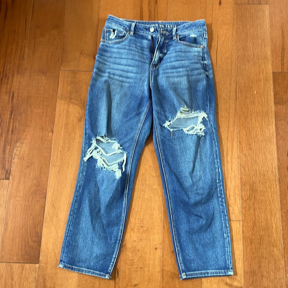 American Eagle mom straight Jean
